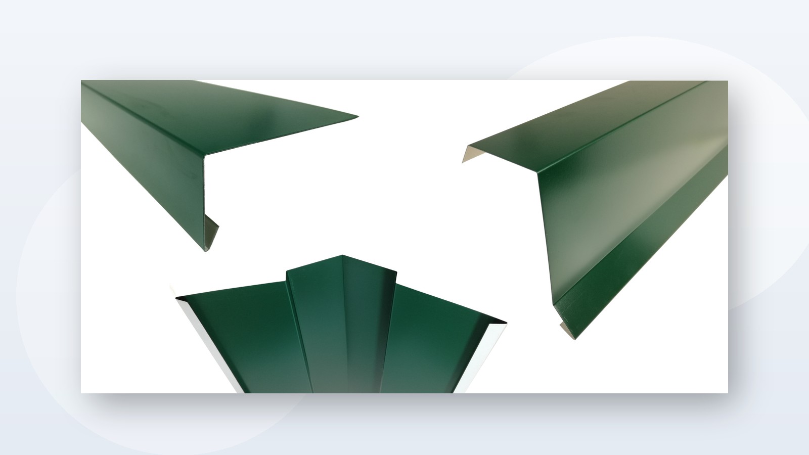 Obróbki blacharskie dachu - pas nadrynnowy, obróbka przyścienna i wiatrownica