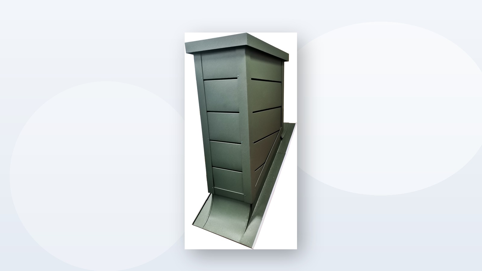 Obróbki kominów z blachy i czapa kominowa na wymiar